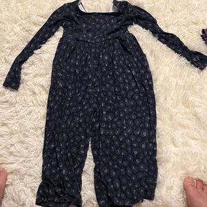 Gigi and Max Black Leopard Romper